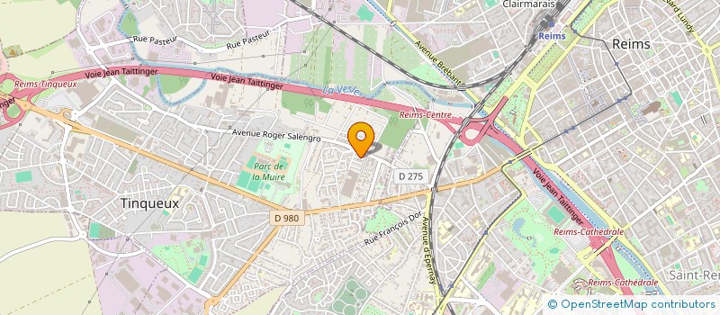 localisation de l'entreprise ASSOCIATION SMILE IN REIMS  TINQUEUX