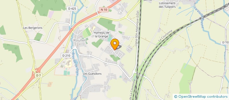 localisation de l'entreprise ASSOCIATION SO' GYM ROULLET à ROULLET-SAINT-ESTEPHE
