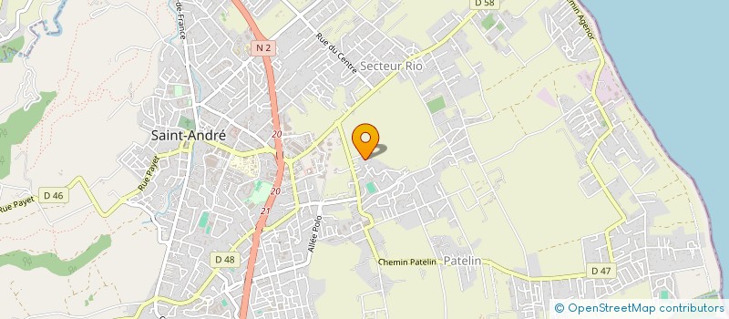 localisation de l'entreprise ASSOCIATION SO'HAM  SAINT-ANDRE