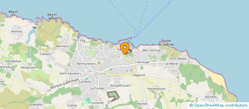 localisation de l'entreprise ASSOCIATION  SO RUBATO à GROIX
