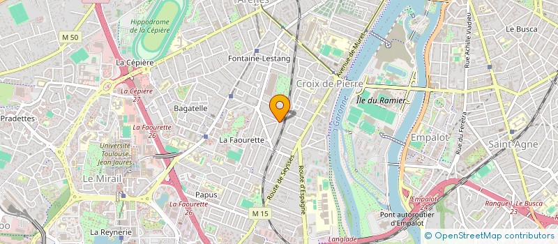 localisation de l'entreprise ASSOCIATION SOCIAL, CULTURE ET SPORTS à TOULOUSE