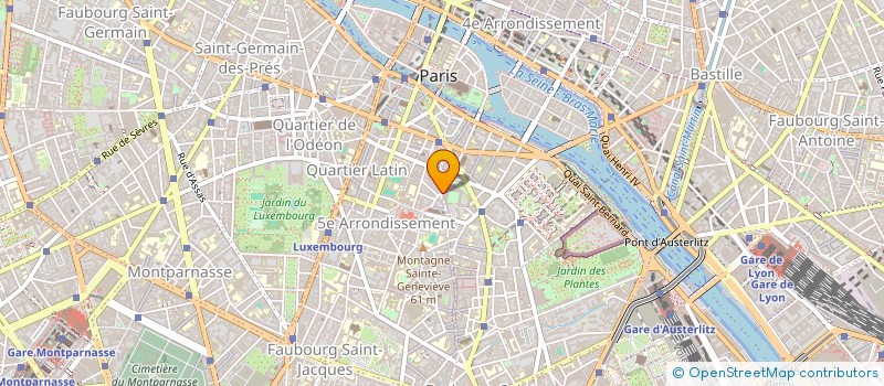 localisation de l'entreprise ASSOCIATION SOCIALE SPORTS CULTURE LOISIRS ET RESTAURATION DES PERSONNELS DU MESRI ET DU MENJI  PARIS