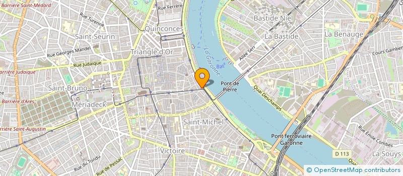 localisation de l'entreprise ASSOCIATION SOCIALE TRAVAIL à BORDEAUX
