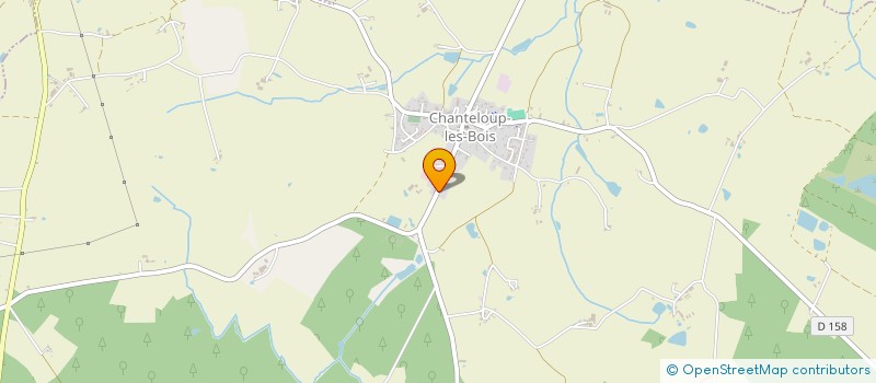 localisation de l'entreprise ASSOCIATION SOCIETE D'EDUCATION POPULAIRE DE CHANTELOUP LES BOIS  TREMENTINES