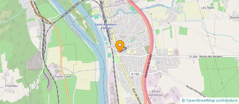 localisation de l'entreprise ASSOCIATION SOCIETE DE PECHE D'ALBON ET DU BANCEL  ALBON