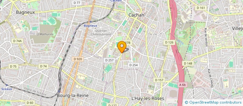 localisation de l'entreprise ASSOCIATION SOCIO-CULTURELLE à CACHAN