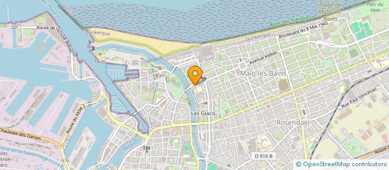 localisation de l'entreprise ASSOCIATION SOCIO-CULTURELLE CLUB DES MOUETTES DE FENELON à DUNKERQUE