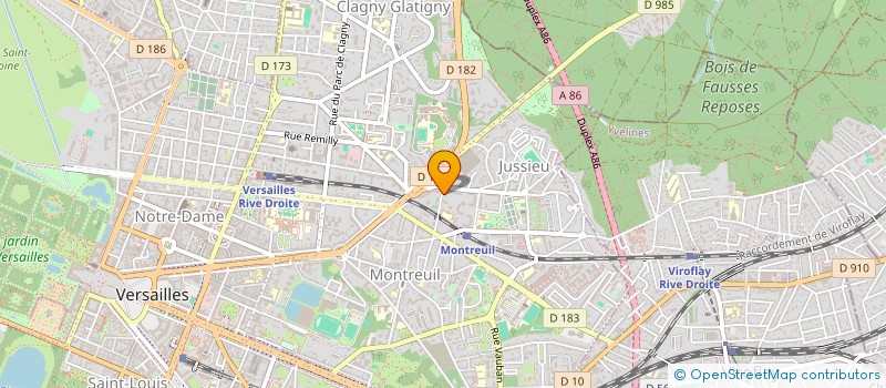 localisation de l'entreprise ASSOCIATION SOCIO CULTURELLE DES RESIDENTS HENRI SIMON à VERSAILLES