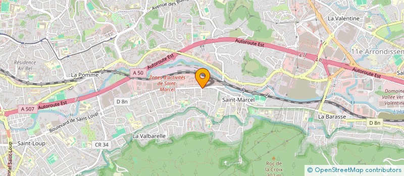 localisation de l'entreprise ASSOCIATION SOCIO CULTURELLE ET SPORTIF POUR TOUS à MARSEILLE