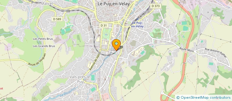 localisation de l'entreprise ASSOCIATION SOCIO CULTURELLE ET SPORTIVE à LE PUY-EN-VELAY