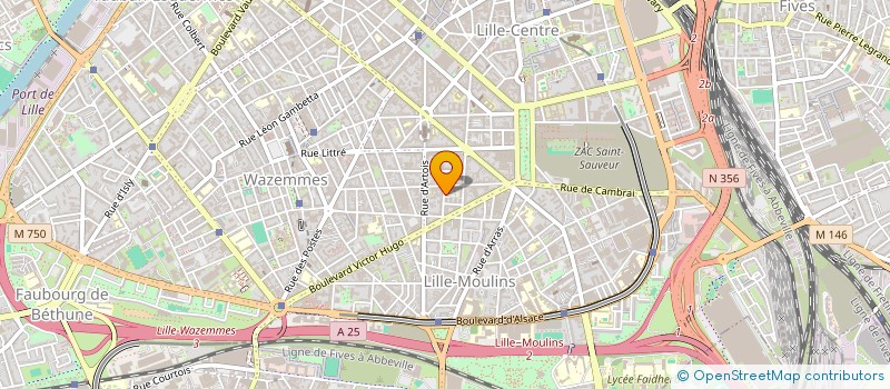 localisation de l'entreprise ASSOCIATION SOCIO-CULTURELLE ET SPORTIVE DU TRIBUNAL ADMINISTRATIF DE LILLE à LILLE