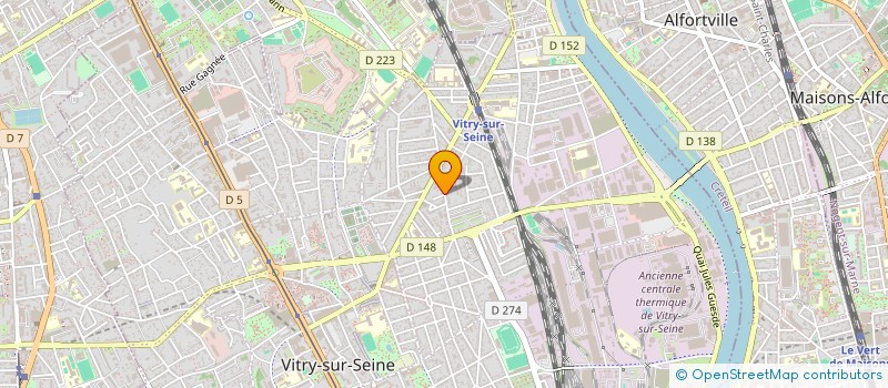 localisation de l'entreprise ASSOCIATION SOCIO - CULTURELLE FRANCO BERBERE DE VITRY SUR SEINE à VITRY-SUR-SEINE