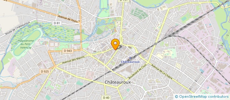 localisation de l'entreprise ASSOCIATION SOCIO CULTURELLE FRANCO PAKISTANAISE à CHATEAUROUX