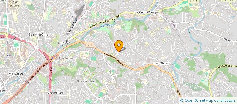 localisation de l'entreprise ASSOCIATION SOCIO CULTURELLE S'PASS'DANSE  MARSEILLE