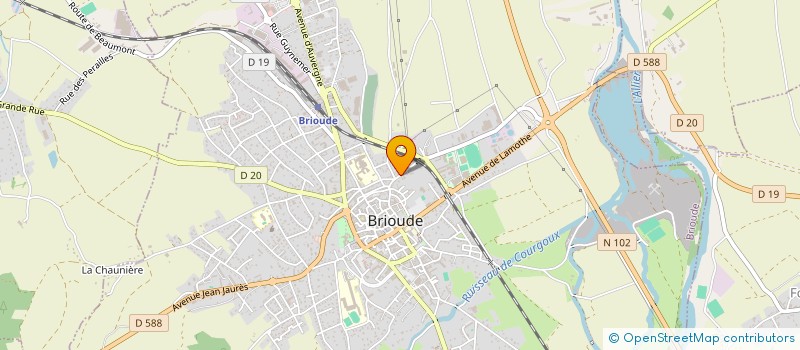 localisation de l'entreprise ASSOCIATION SOCIO-CULTURELLE TOLERER-ESPERER BRIOUDE à BRIOUDE