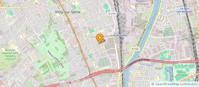 localisation de l'entreprise ASSOCIATION SOCIOCULTURELLE DES MUSULMANS DE VITRY SUR SEINE à VITRY-SUR-SEINE
