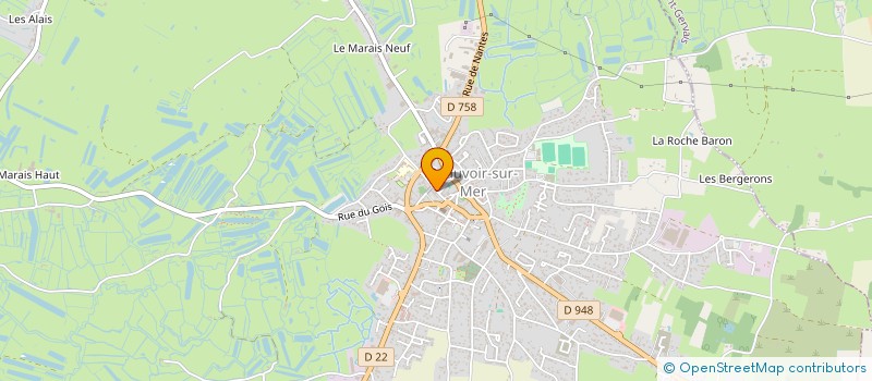 localisation de l'entreprise ASSOCIATION SOCIOCULTURELLE ET DE LIENS INTERGENERATIONNELS  BEAUVOIR-SUR-MER