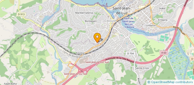 localisation de l'entreprise ASSOCIATION SODEC SPORT AXULAR à CIBOURE