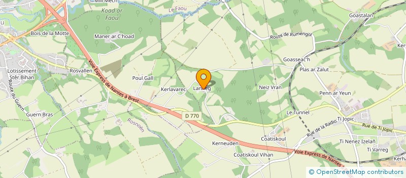 localisation de l'entreprise ASSOCIATION SOFT MACHINE  PONT-DE-BUIS-LES-QUIMERCH