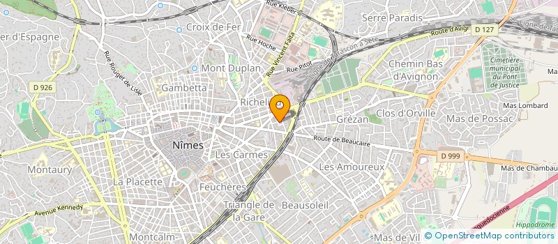 localisation de l'entreprise ASSOCIATION SOI(E) SOPHROLOGIE RELAXATION BIEN ETRE  NIMES