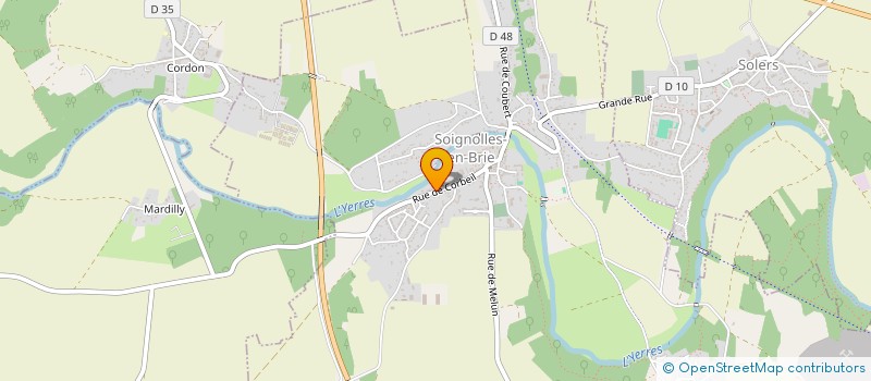 localisation de l'entreprise ASSOCIATION SOIGNOLLAISSE CLUB INITIATION INFORMATIQUE  SOIGNOLLES-EN-BRIE