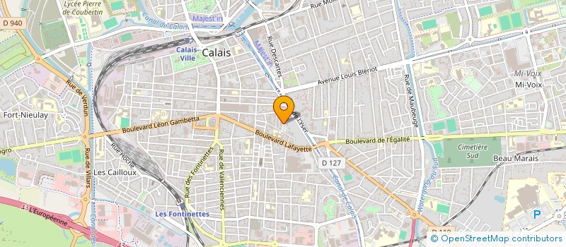 localisation de l'entreprise ASSOCIATION SOIN PEDAGOGIE RECHERCHE à CALAIS