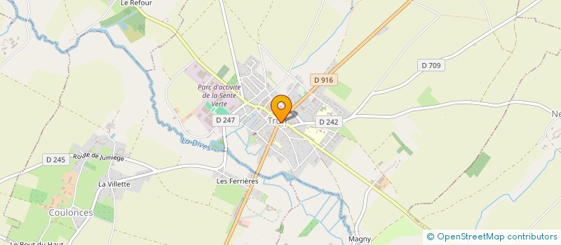 localisation de l'entreprise ASSOCIATION SOINS D AUTOMNE à TRUN