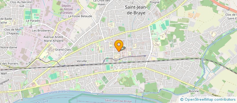 localisation de l'entreprise ASSOCIATION SOINS DENTAIRES SYNERGIE à SAINT-JEAN-DE-BRAYE