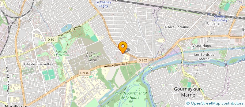 localisation de l'entreprise ASSOCIATION SOINS ET PRECARITE à NEUILLY-SUR-MARNE