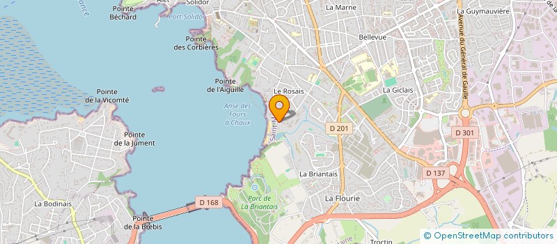 localisation de l'entreprise ASSOCIATION SOINS ET RECHERCHE  SAINT-MALO
