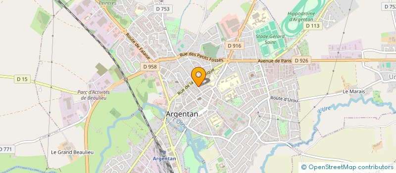 localisation de l'entreprise ASSOCIATION SOINS SANTE à ARGENTAN