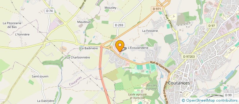 localisation de l'entreprise ASSOCIATION SOINS SANTE  COUTANCES