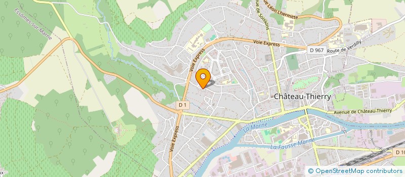 localisation de l'entreprise ASSOCIATION SOIXANTE DEUX  CHATEAU-THIERRY