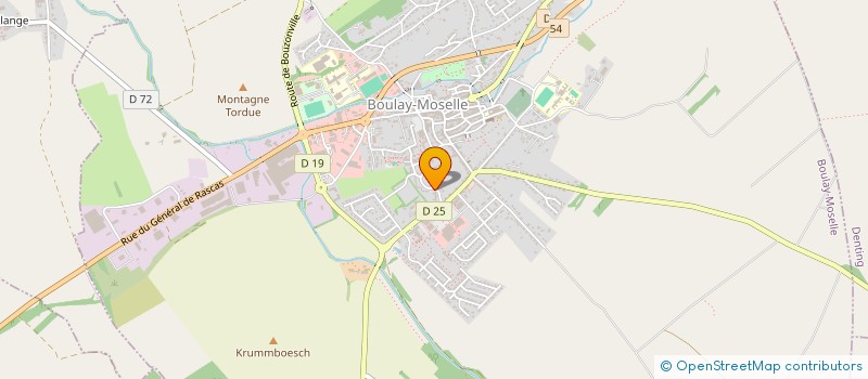 localisation de l'entreprise ASSOCIATION SOLEIL 57  BOULAY-MOSELLE