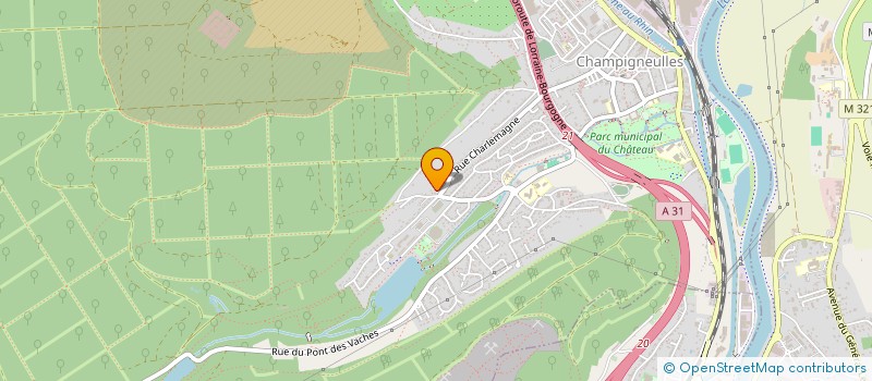 localisation de l'entreprise ASSOCIATION SOLEIL  CHAMPIGNEULLES