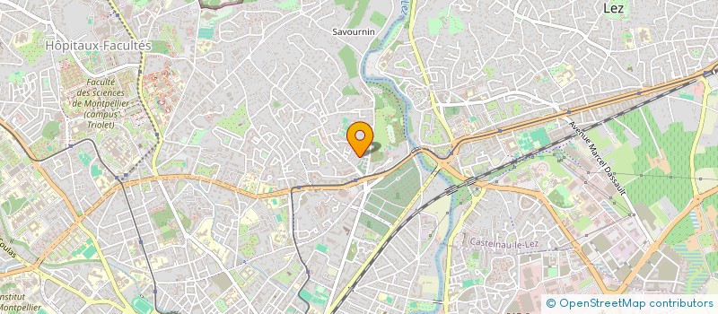 localisation de l'entreprise ASSOCIATION SOLEIL D'OCEAN  MONTPELLIER