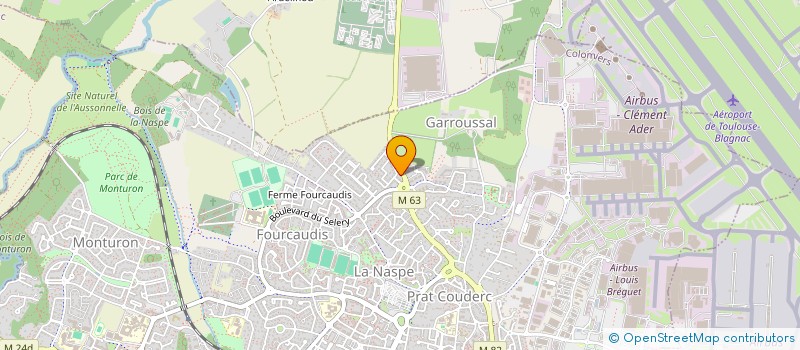 localisation de l'entreprise ASSOCIATION SOLEIL ESPOIR ( ASE ) à COLOMIERS