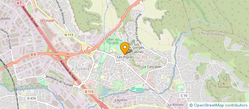 localisation de l'entreprise ASSOCIATION SOLEIL ET LUNE à VITROLLES