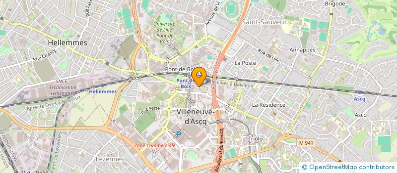 localisation de l'entreprise ASSOCIATION SOLEIL SOLIDAIRE à VILLENEUVE-D'ASCQ