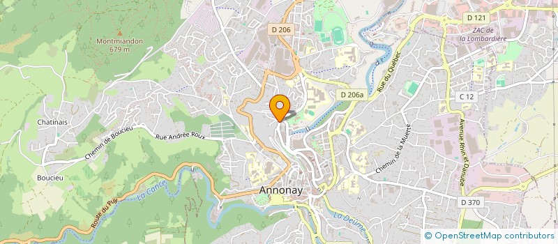 localisation de l'entreprise ASSOCIATION SOLFIE à ANNONAY