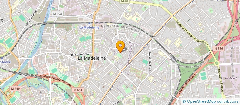 localisation de l'entreprise ASSOCIATION SOLIDAIRE à MARCQ-EN-BARŒUL