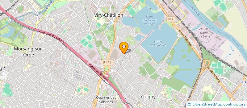 localisation de l'entreprise ASSOCIATION SOLIDAIRE CONTRE LES DESERTS MEDICAUX à VIRY-CHATILLON
