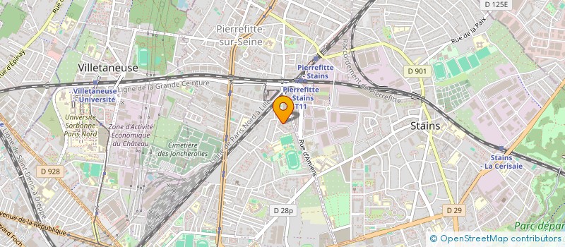 localisation de l'entreprise ASSOCIATION SOLIDAIRE DE QUARTIER PIERREFITTE JEAN MOULIN ( ASPJM ) à PIERREFITTE-SUR-SEINE