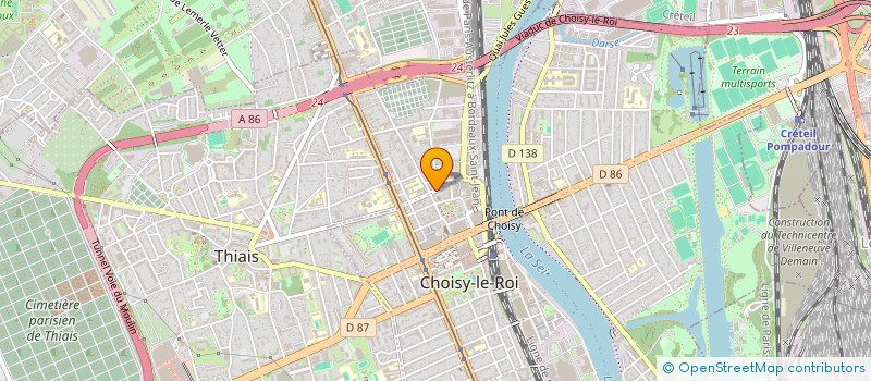 localisation de l'entreprise ASSOCIATION SOLIDAIRE DES COMORIENS DE CHOISY-LE-ROI (A.S.C.C) à CHOISY-LE-ROI