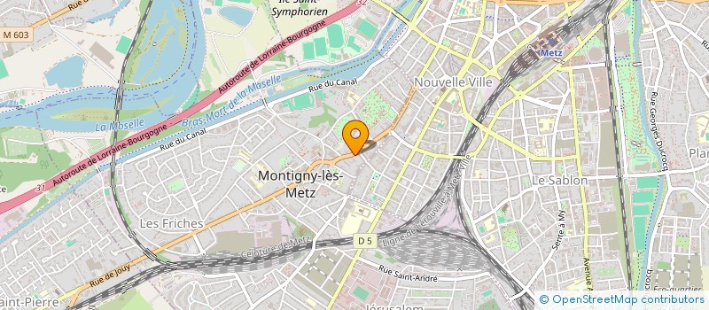 localisation de l'entreprise ASSOCIATION SOLIDAIRE DES GABONAIS DE MOSELLE ET ALENTOURS à MONTIGNY-LES-METZ