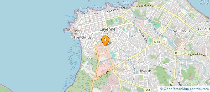 localisation de l'entreprise ASSOCIATION SOLIDAIRE GUYANE BRESIL à CAYENNE