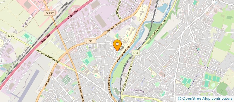 localisation de l'entreprise ASSOCIATION SOLIDAIRE POUR LE BIEN ETRE  POITIERS