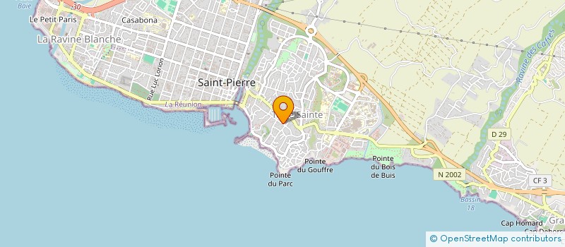localisation de l'entreprise ASSOCIATION SOLIDAIRE POUR MIEUX VIVRE à SAINT-PIERRE