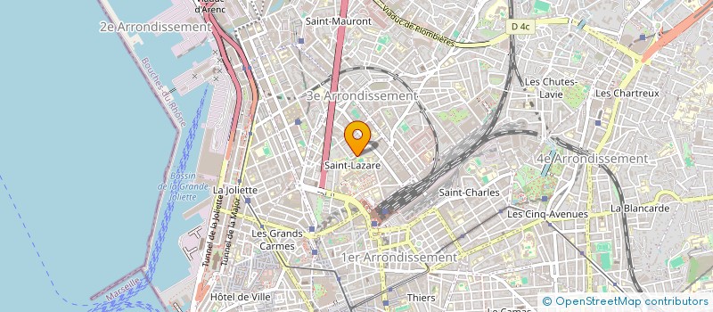 localisation de l'entreprise ASSOCIATION SOLIDARITE AFRICAINE à MARSEILLE