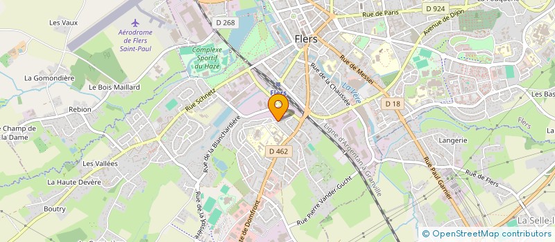 localisation de l'entreprise ASSOCIATION SOLIDARITE BOCAGE à FLERS